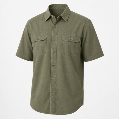 ❀⚡10 Packs for $34.99⚡- Men’s Short Sleeve Utility Work Shirt