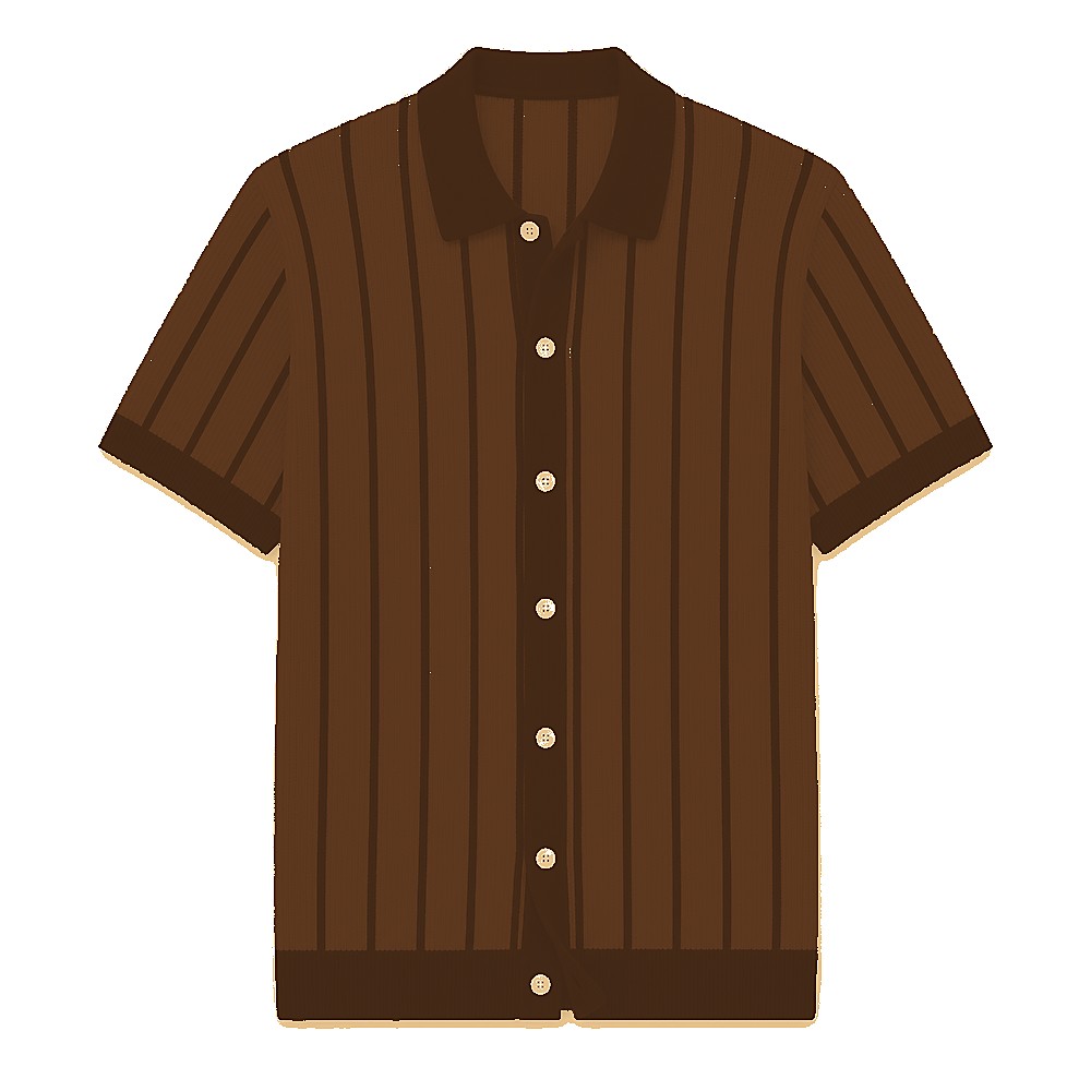 CLEARANCE SALE - Men's Striped Knit Polo Cardigan - 14 Colors & Bundle Deals