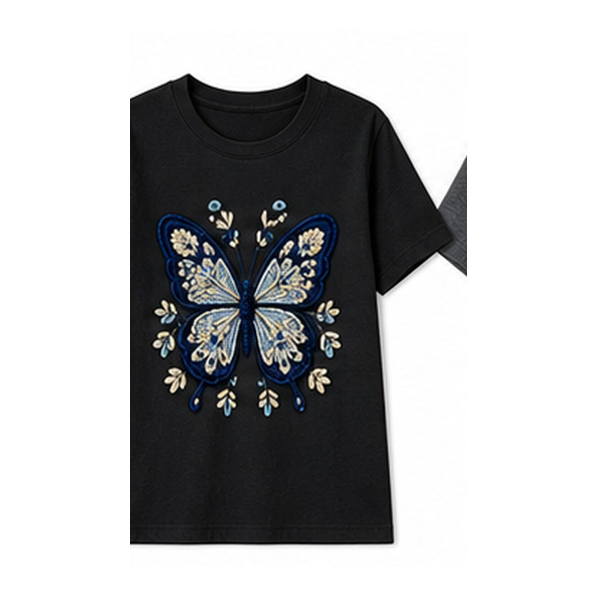 CLEARANCE SALE - Women's Crochet Butterfly Graphic Tee - 14 Colors & Bundle Deals