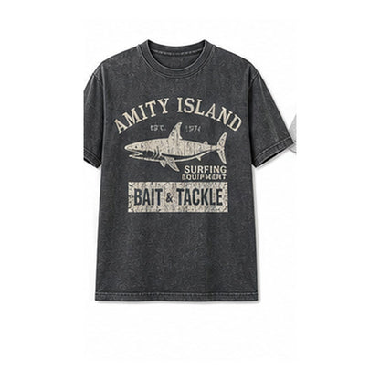 CLEARANCE SALE - Men's Vintage Shark Bait & Tackle Graphic Tee - 14 Colors & Bundle Deals