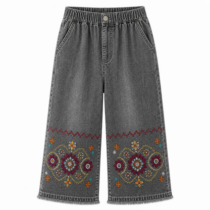 CLEARANCE SALE - Women's Embroidered Denim Capri Pants - 14 Washes & Bundle Deals